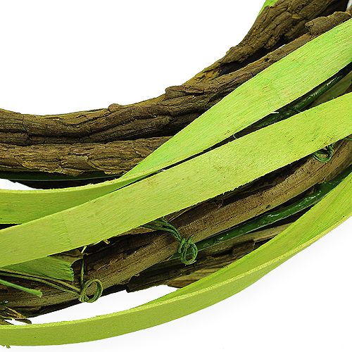 Floristik24 Grinalda de salgueiro Ø25cm verde