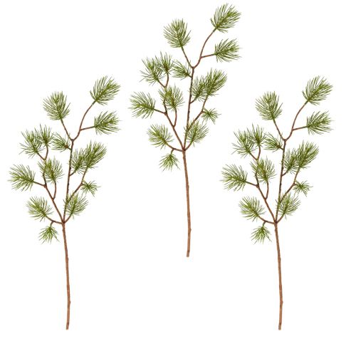 Itens Ramos de Natal Ramos de pinheiro artificiais C54cm 3 un
