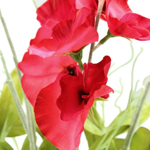 Itens Flores artificiais ervilhaca rosa 75 cm 3 unidades