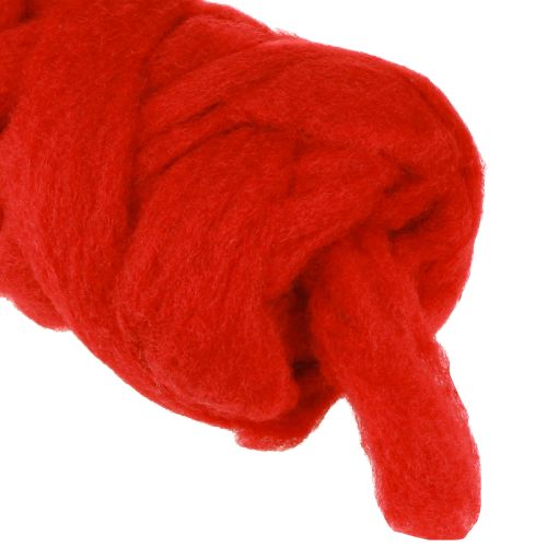 Itens Pavio de lã 10m vermelho escuro
