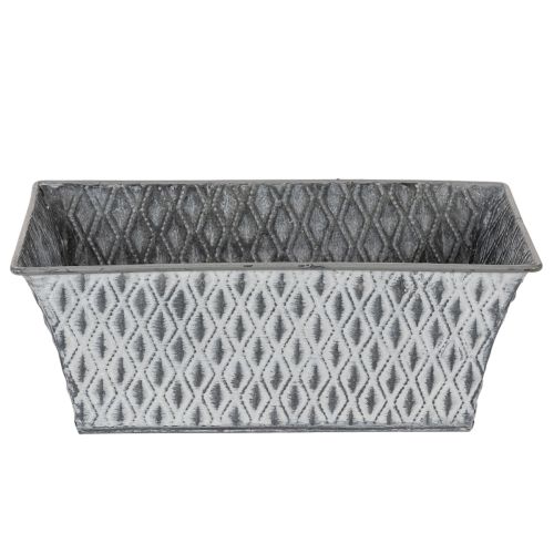 Tigela de zinco com padrão de