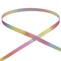 Floristik24 Fita para presente fita arco-íris colorida pastel 10mm 20m