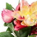 Floristik24 Peônias Flores de Seda Flores Artificiais Rosa Rosa 68cm