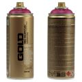 Floristik24 Spray Tinta Spray Rosa Montana Ouro Acetinado Mate 400ml