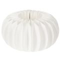 Floristik24 Anel de papel em formato de favo de mel, formato de abóbora redonda grande, 24 cm, pacote com 4 unidades, ideal para flores secas e decoração de outono.