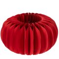 Floristik24 Decoração de mesa moderna em formato de abóbora de papel em formato de favo de mel, redonda, 24 cm, pacote com 4 peças