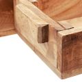 Floristik24 Caixa para plantar caixa de madeira para plantas 48,5/40,5/32,5cm conjunto de 3