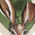 Floristik24 Decoração de Páscoa coelhinhos de madeira decoração de cor natural 33cm×45cm