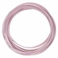 Floristik24 Fio de alumínio Ø2mm rosa pastel 100g 12m