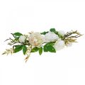 Floristik24 Topper peônia, decoração de mesa, ramo Paeonia branco L60cm