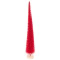 Floristik24 Árvore de Natal decorativa estreita, árvore de Natal artificial em base de madeira, 40 cm, 3 peças