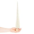 Árvore de Natal decorativa com base de madeira para decoração de inverno, 40 cm, 3 peças | Floristik24.pt