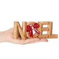 Letras "Noel" com laço, decoração de Natal, 18 cm | Floristik24.pt