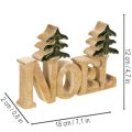 Suporte de Natal Noel com duas árvores de Natal de 18 cm | Floristik24.pt