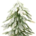 Pinheiro artificial com decoração de neve, inverno e Natal, 95 cm | Floristik24.pt