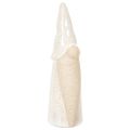 Floristik24 Conjunto de 3 estatuetas decorativas de gnomos, em cerâmica clara, estilo escandinavo, 18 cm.