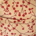 Galhos decorativos de fita com frutinhas vermelhas brilhantes, 40 mm x 15 m | Floristik24.pt
