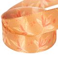 Fita de presente com estampa de outono e folhas para embalagens criativas, 25 mm x 18 m | Floristik24.pt