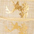 Fita decorativa com desenho de veado, fita natalina, 15 mm x 15 m | Floristik24.pt