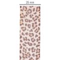 Fita para presentes com estampa animal de leopardo, 25 mm de largura, 18 m de comprimento. | Floristik24.pt