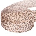 Fita para presentes com estampa animal de leopardo, 25 mm de largura, 18 m de comprimento. | Floristik24.pt