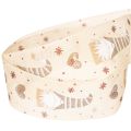 Fita decorativa com gnomos e corações para presentes e artesanato, 40 mm x 15 m | Floristik24.pt
