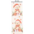 Urso de fita de presente com gorro de Papai Noel e presentes 40mm 15m | Floristik24.pt