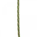 Floristik24 Deco ribbon linho verde, natural 4mm fita de presente fita decorativa 20m