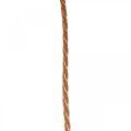 Floristik24 Cordão, fita decorativa, cordão para bijuterias Cobre-cores naturais L20m Ø4cm