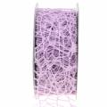 Floristik24 Deco ribbon mesh ribbon lavanda 40mm 10m