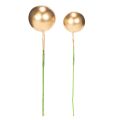 Floristik24 Bolas artificiais de physalis em arame para arranjos festivos, 2 cm, 48 peças