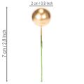 Bolas artificiais de physalis em arame para arranjos festivos, 2 cm, 48 peças | Floristik24.pt