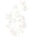 Floristik24 Ramo artificial de frutos silvestres brancos, material para decoração/artesanato, 52 cm