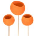 Floristik24 Mix de balas Bell Cup no palito, sabor laranja, 15 unidades