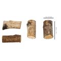 Peças decorativas de madeira de bétula com casca para artesanato, 3 cm, 300 g | Floristik24.pt