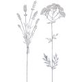 Floristik24 Plugue de flores para plantas decoração de metal 60,5 cm 2 unidades