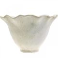 Floristik24 Vaso de flores vaso de cerâmica vaso de flores branco Ø19cm