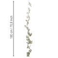Guirlanda artificial de bonsai, finamente coberta de neve, 180 cm | Floristik24.pt