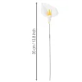 Copo-de-leite artificial com estames amarelos, flores decorativas, 35 cm, 10 peças | Floristik24.pt