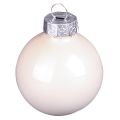 Bolas de árvore de Natal bolas de vidro Berry Mix Ø5cm 24 unidades Berry rosa bege creme brilhante | Floristik24.pt