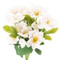 Floristik24 Buquê de rosas artificiais de Natal, 35 cm, 6 peças