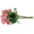 Floristik24 Rosa de Natal, rosa quaresmal, heléboro, plantas artificiais rosa L34cm 4pcs