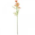 Floristik24 Cosmea cesta de jóias pêssego flores artificiais flores de verão 61cm
