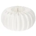Floristik24 Anel de papel em formato de favo de mel, formato de abóbora redonda grande, 24 cm, pacote com 4 unidades, ideal para flores secas e decoração de outono.