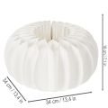 Bola decorativa de papel, decoração moderna de abóbora, papel em formato de favo de mel, 34 cm, 2 peças | Floristik24.pt