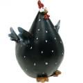Floristik24 Galinha decorativa, figura de primavera, decoração de páscoa, galinha, decoração de galinha 18cm