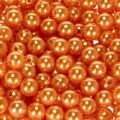 Contas decorativas laranja, 8 mm, 250 peças | Floristik24.pt