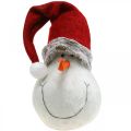 Floristik24 Boneco de neve Deco com chapéu Decoração do Advento Figura de Natal Alt.38cm