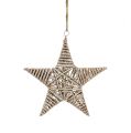 Floristik24 Estrela decorativa para pendurar 25 cm da videira 1p
