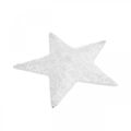 Floristik24 Estrela de decoração de natal Estrela de decoração de natal lã branca H30cm